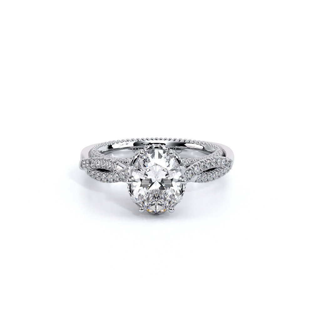 14K White Gold COUTURE-0451OV Ring