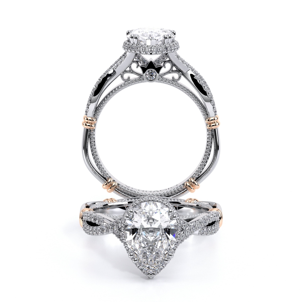 Platinum PARISIAN-105X-PEAR Ring