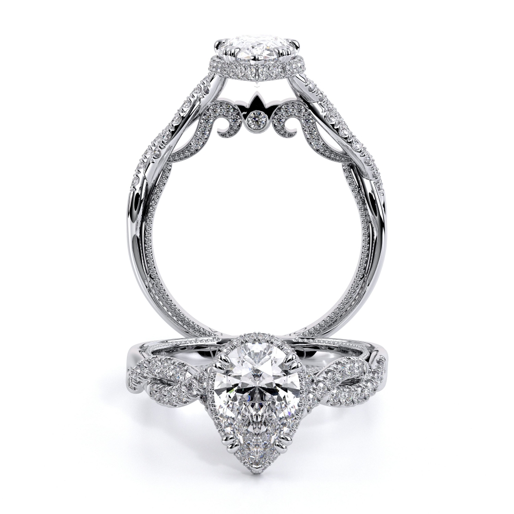 14K White Gold INSIGNIA-7099PEAR Ring