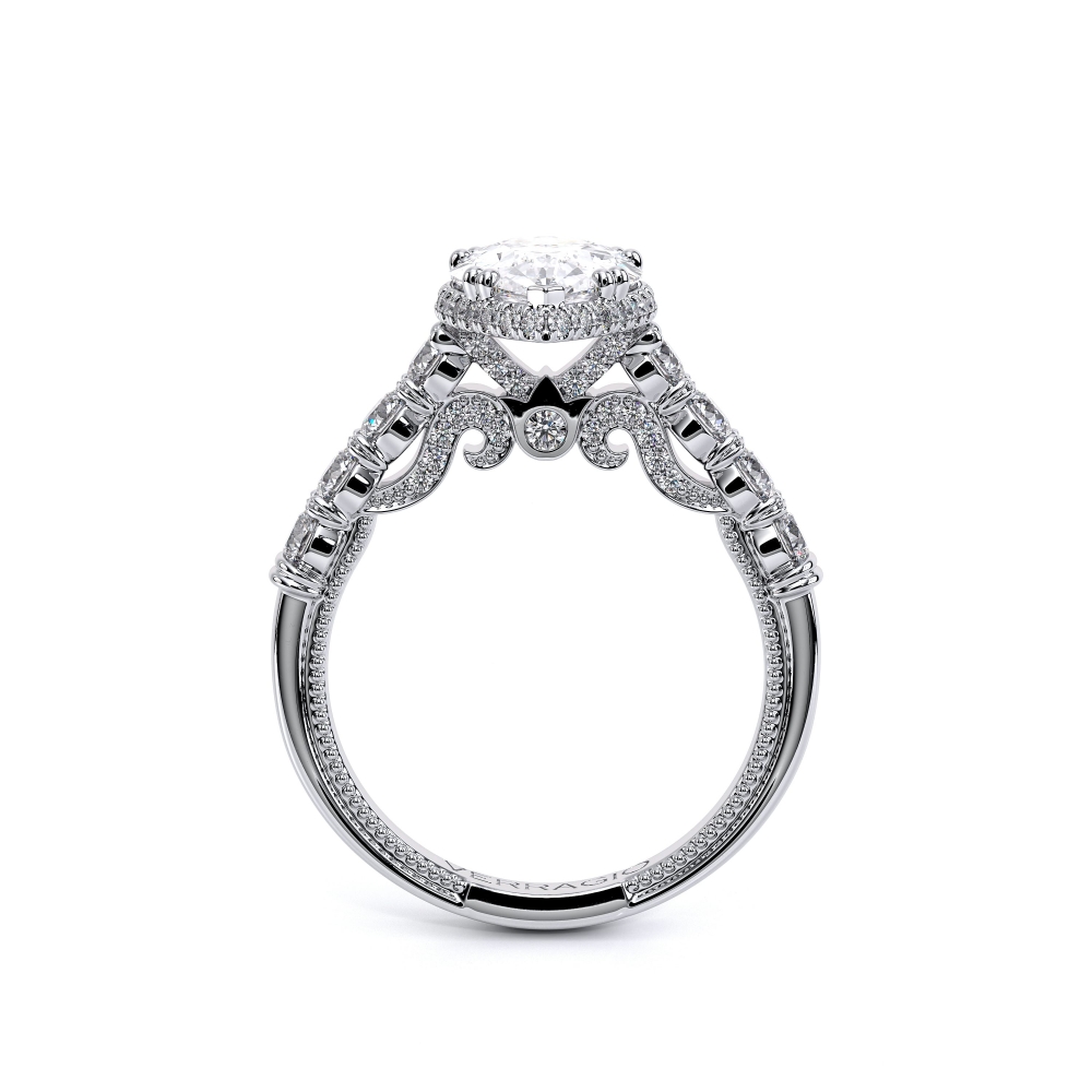 18K White Gold INSIGNIA-7100PEAR Ring
