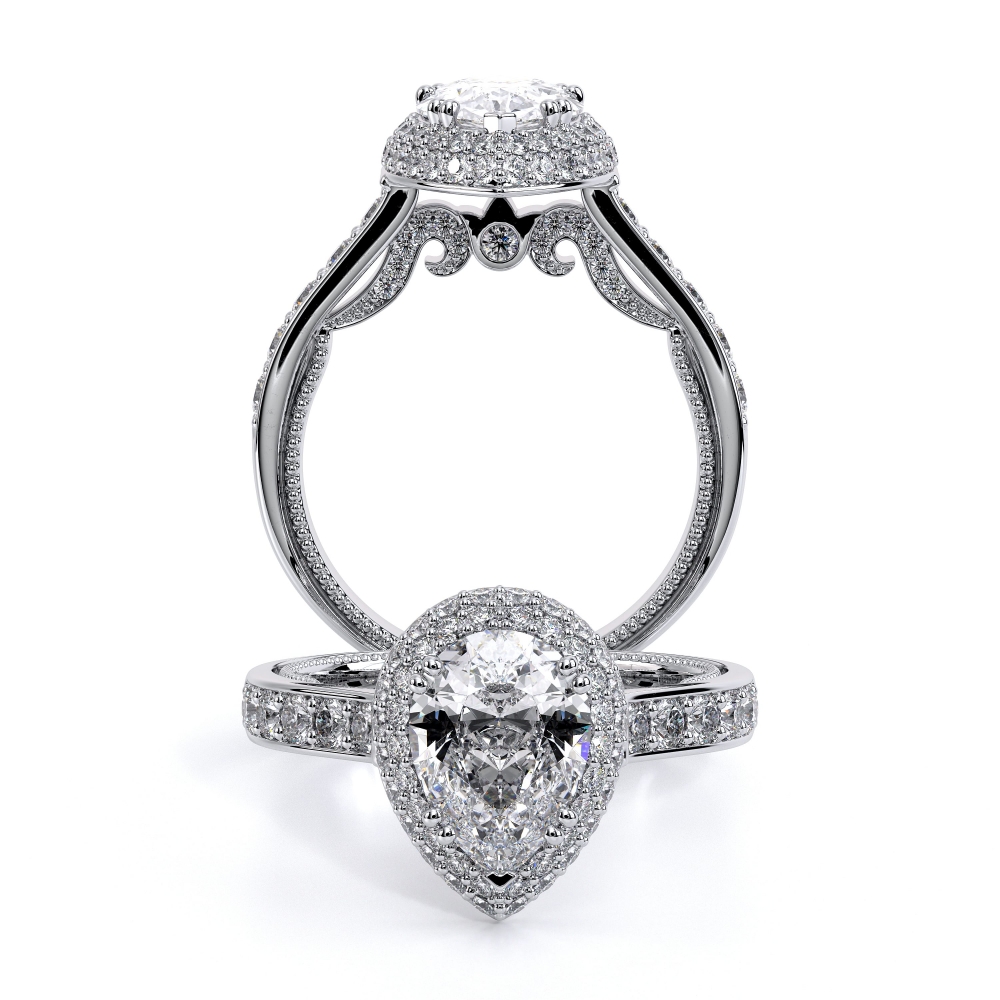 18K White Gold INSIGNIA-7101PEAR Ring
