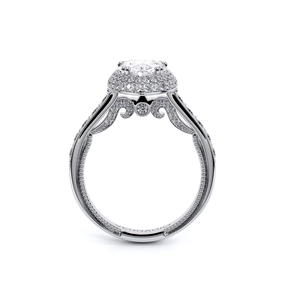 14K White Gold INSIGNIA-7101PEAR Ring