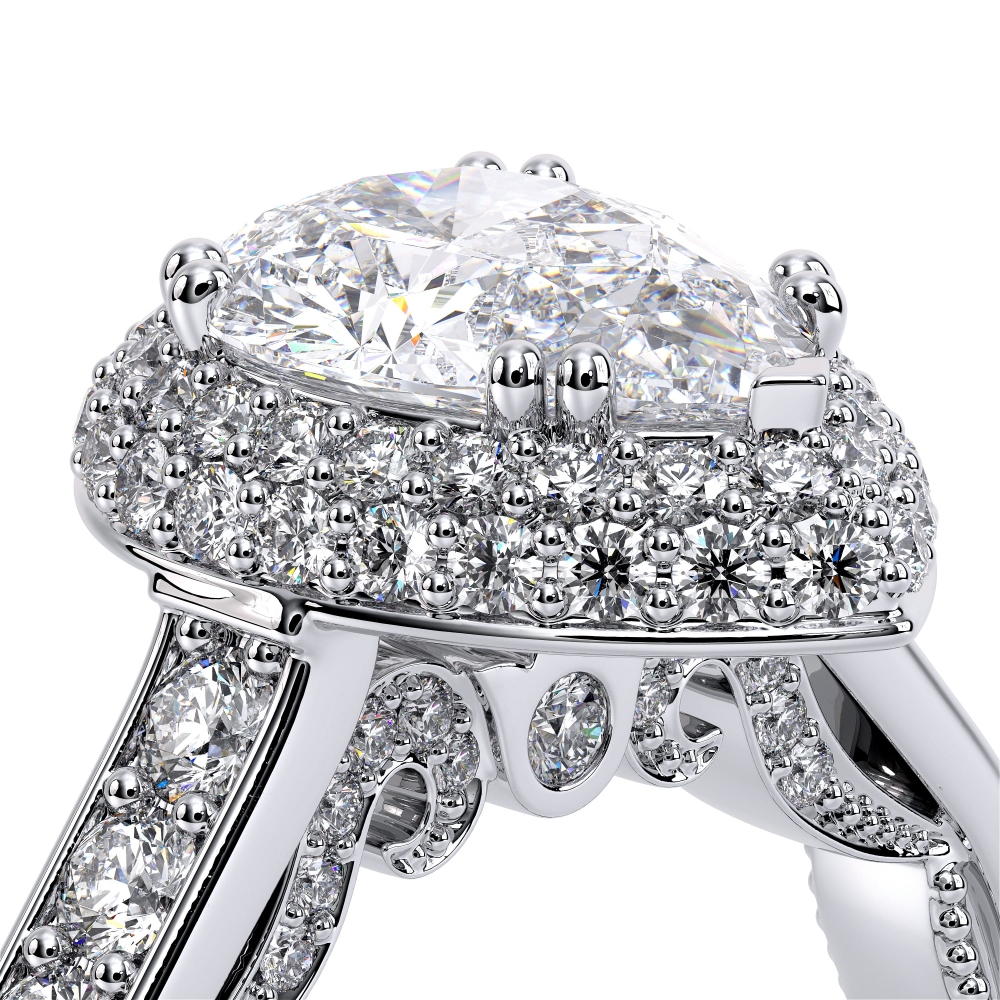 18K White Gold INSIGNIA-7101PEAR Ring