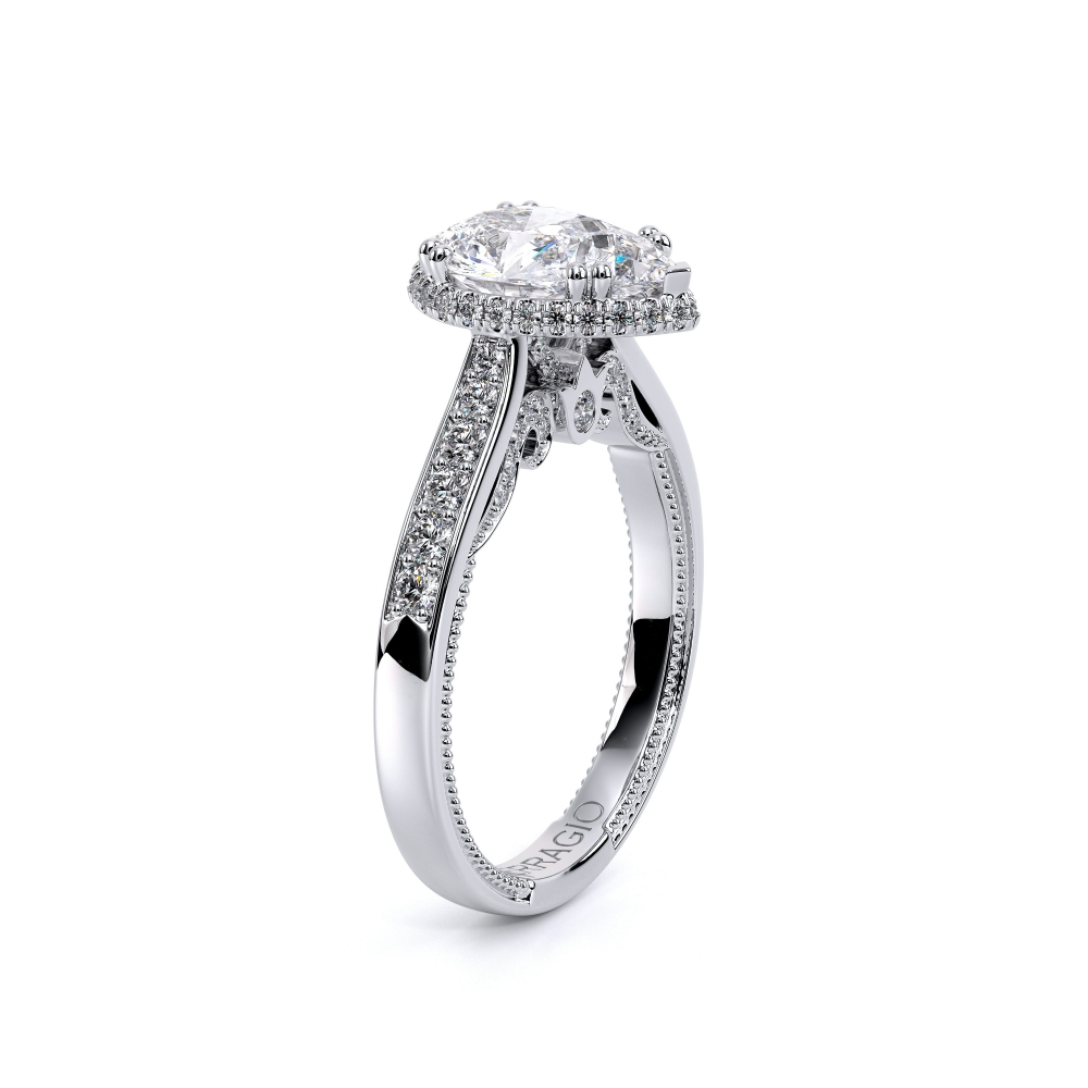 18K White Gold INSIGNIA-7102PEAR Ring