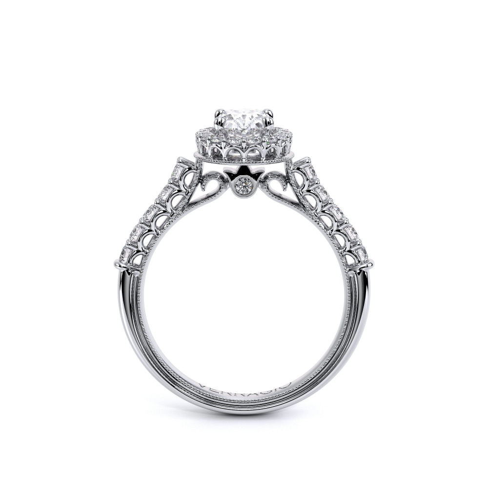 14K White Gold Renaissance-903-OV Ring