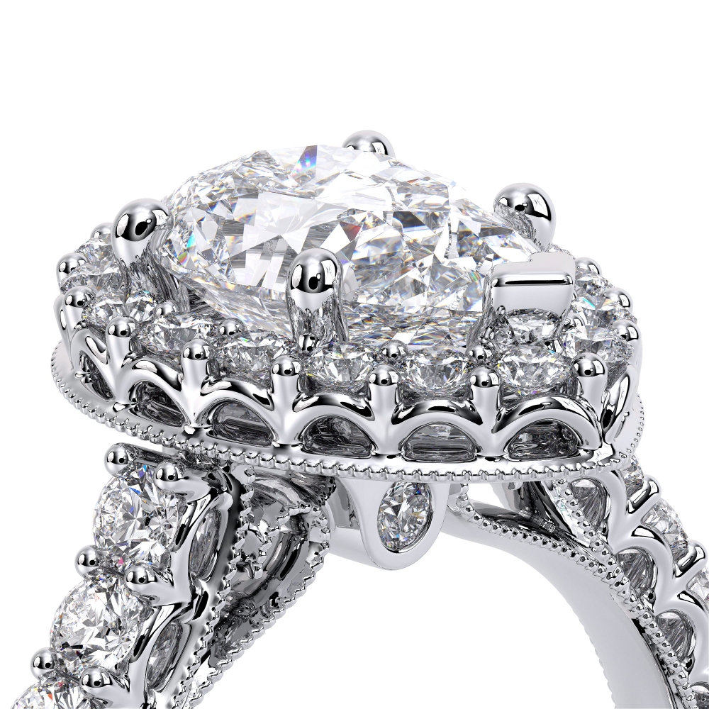 Platinum Renaissance-903-PEAR Ring