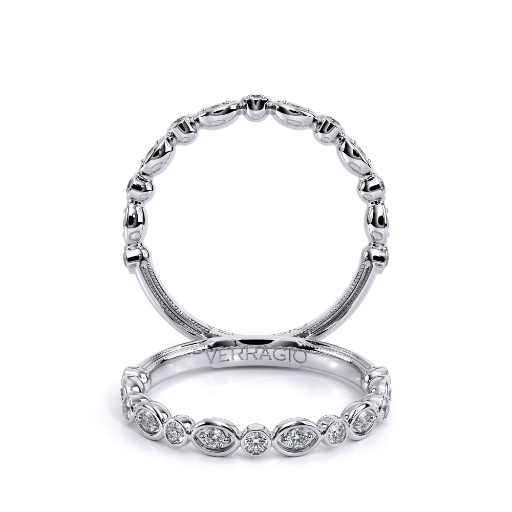 14K White Gold Renaissance-977W Band