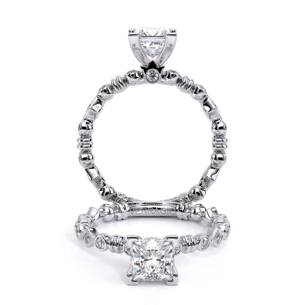 14K White Gold Renaissance-973-P Ring