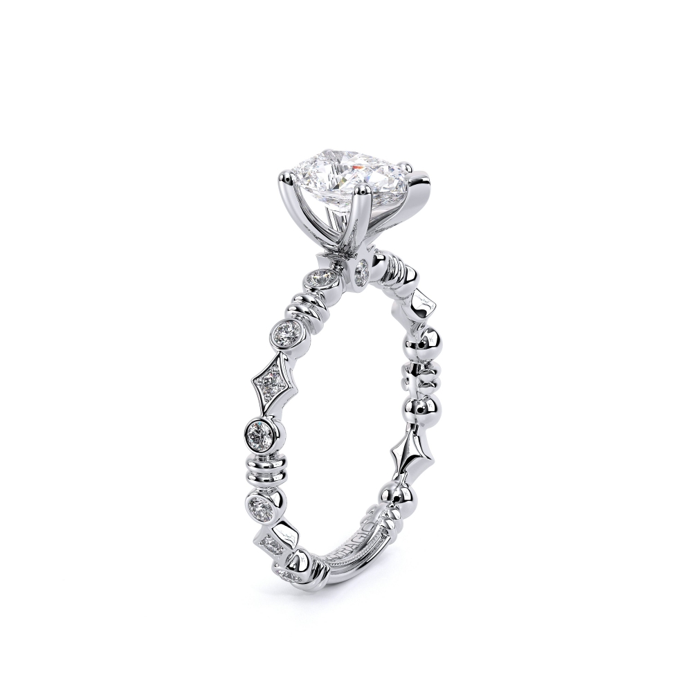 18K White Gold Renaissance-973-PEAR Ring