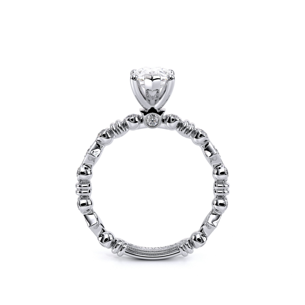 18K White Gold Renaissance-973-PEAR Ring