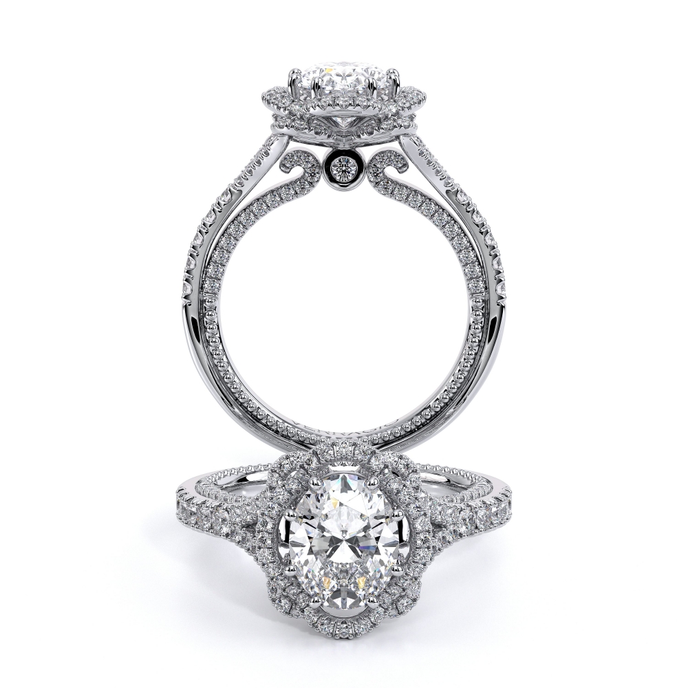14K White Gold COUTURE-0444-OV Ring