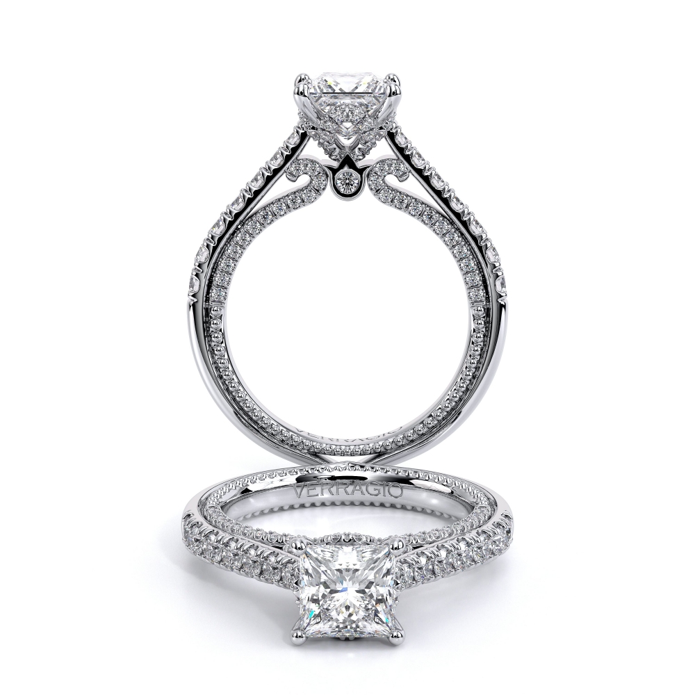 14K White Gold COUTURE-0447-P Ring