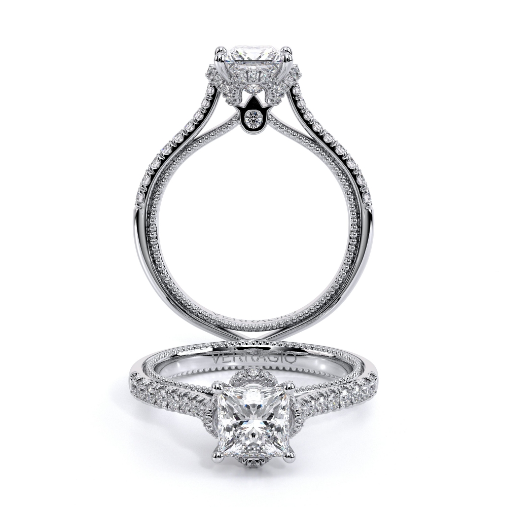 14K White Gold COUTURE-0457P Ring