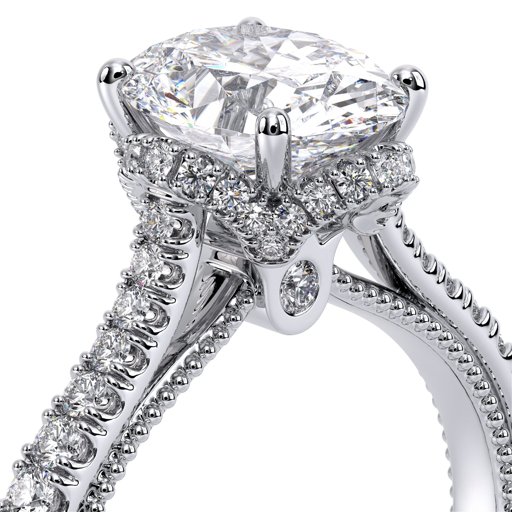 14K White Gold COUTURE-0457OV Ring