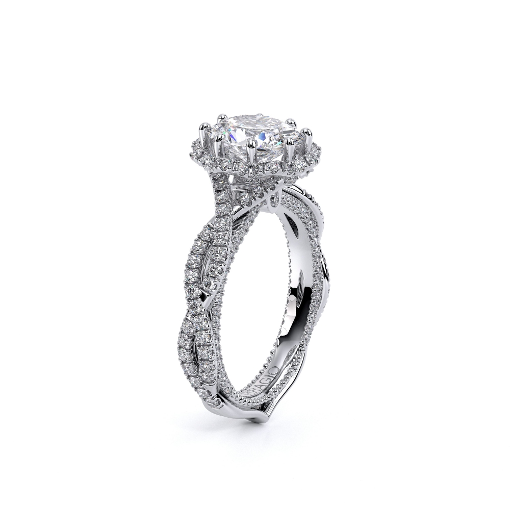 14K White Gold COUTURE-0466OV Ring