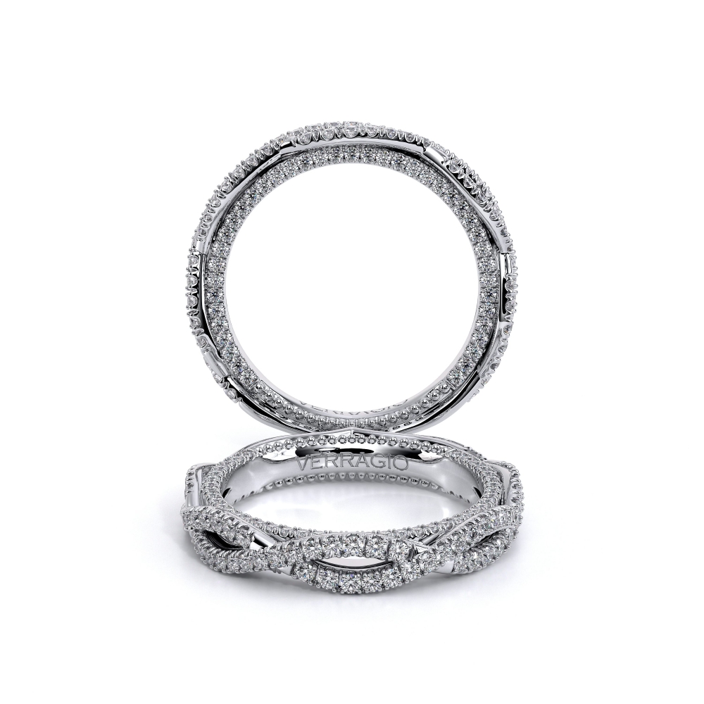 14K White Gold COUTURE-0466W Band