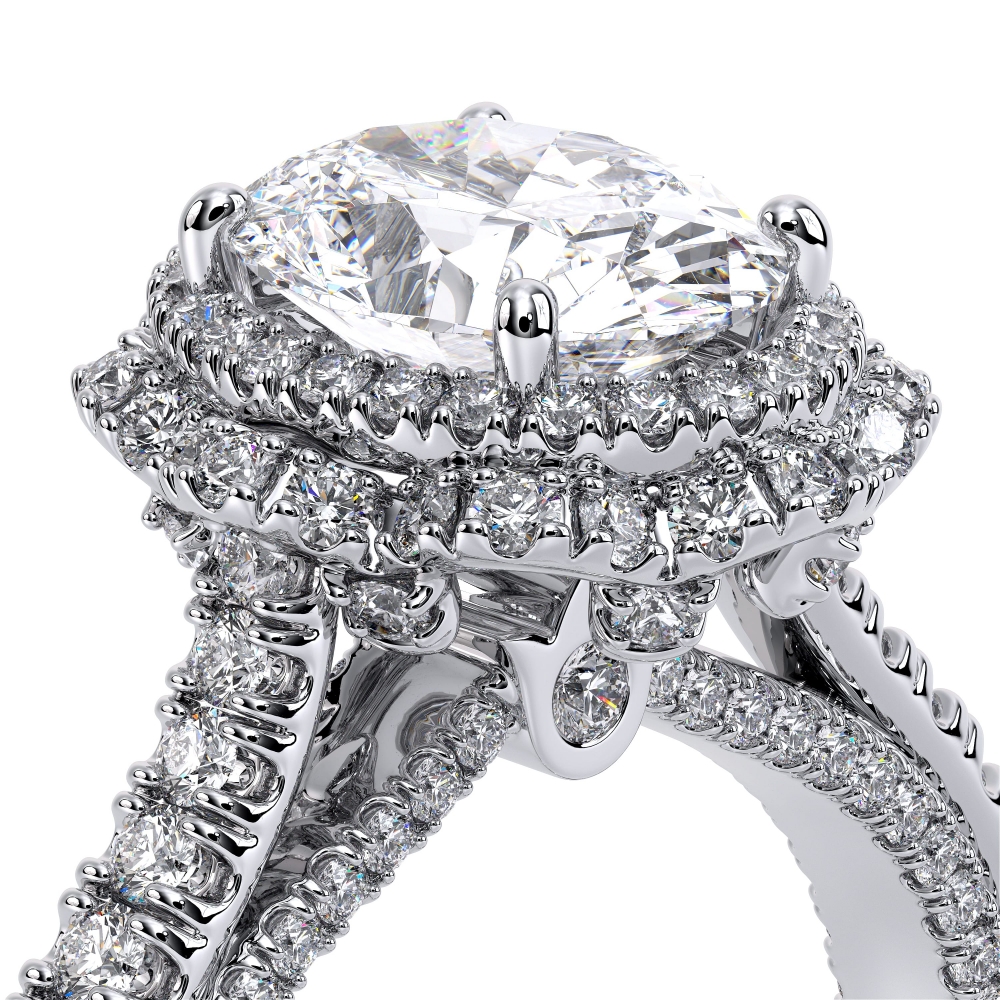 14K White Gold COUTURE-0468OV Ring