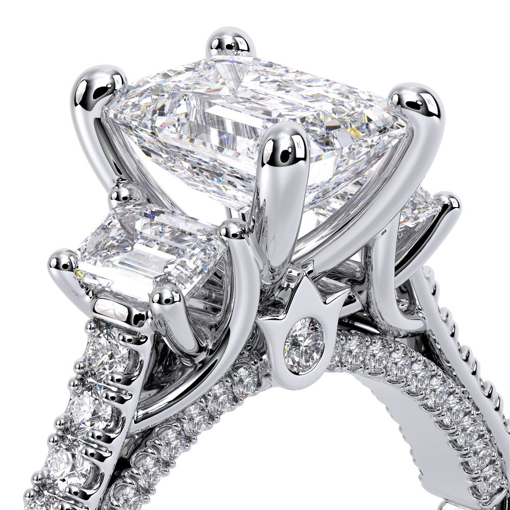 14K White Gold COUTURE-0470EM Ring