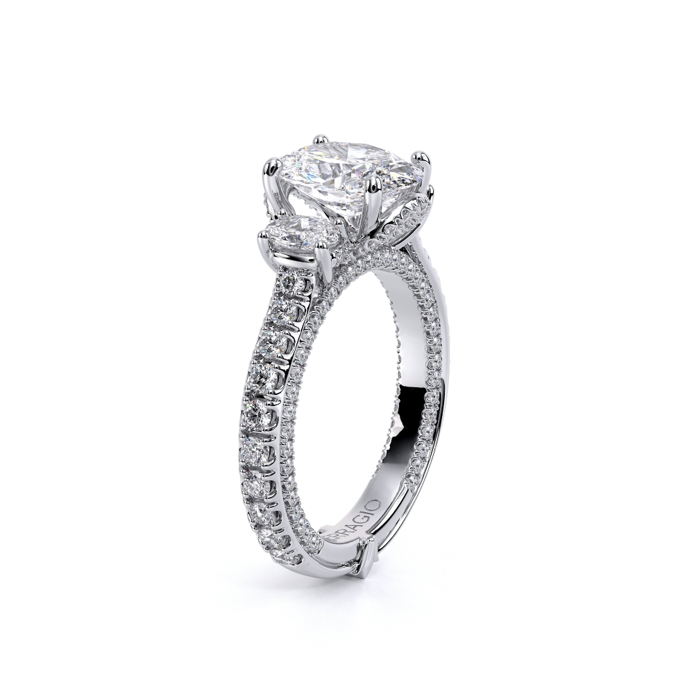 14K White Gold COUTURE-0479OV Ring