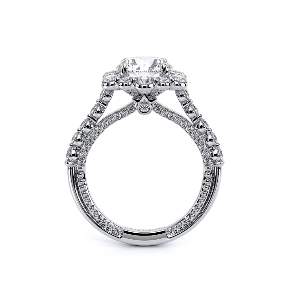 14K White Gold COUTURE-0480 R Ring