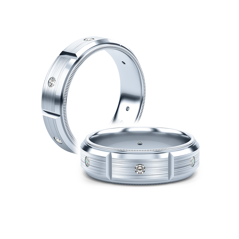 18K White Gold VWD-7912 Ring