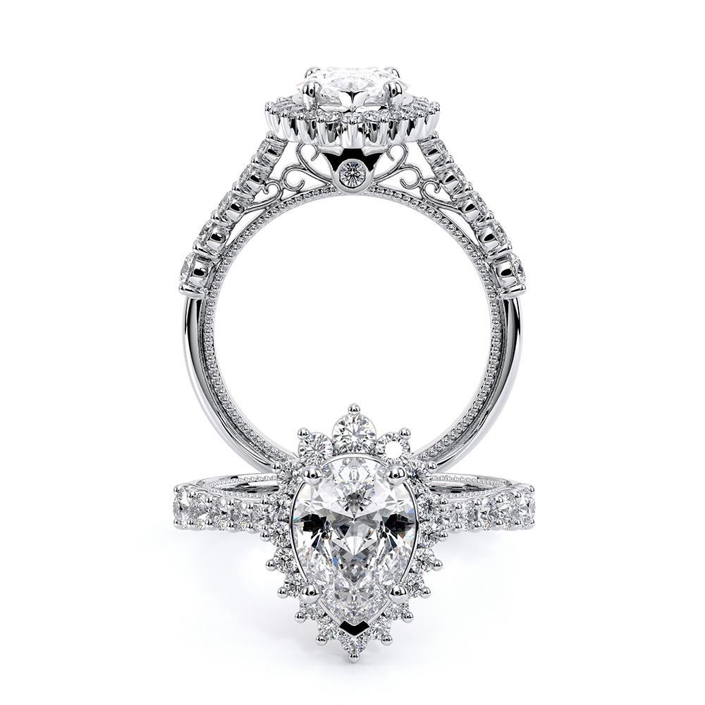 Platinum VENETIAN-5084PEAR Ring