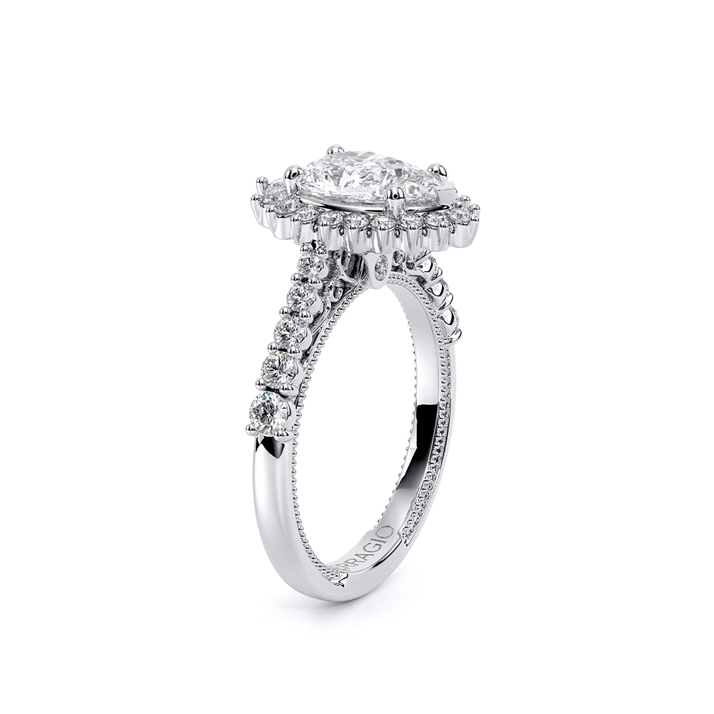 Platinum VENETIAN-5084PEAR Ring