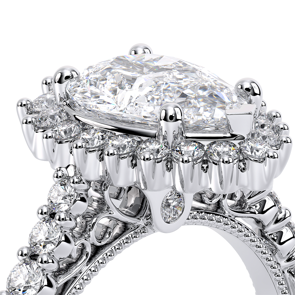 Platinum VENETIAN-5084PEAR Ring