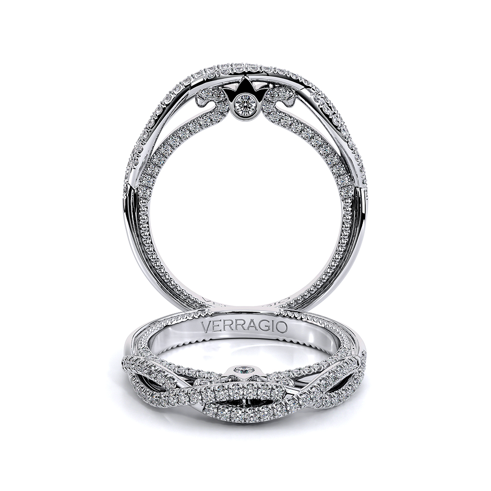 14K White Gold COUTURE-0481W Band