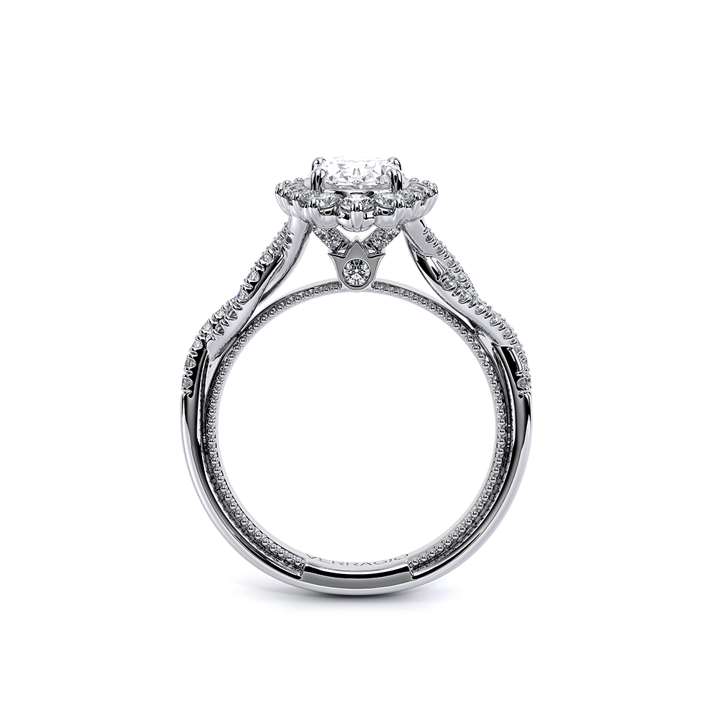 18K White Gold Renaissance-987OV Ring