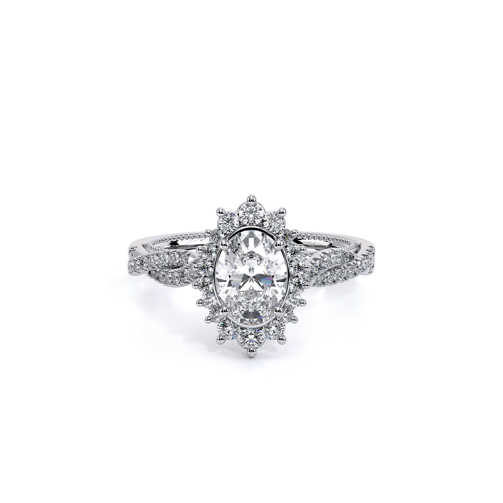 18K White Gold Renaissance-987OV Ring