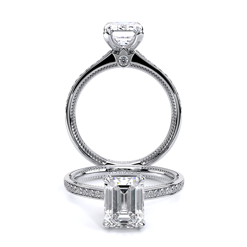 18K White Gold Renaissance-SLD301-EM Ring