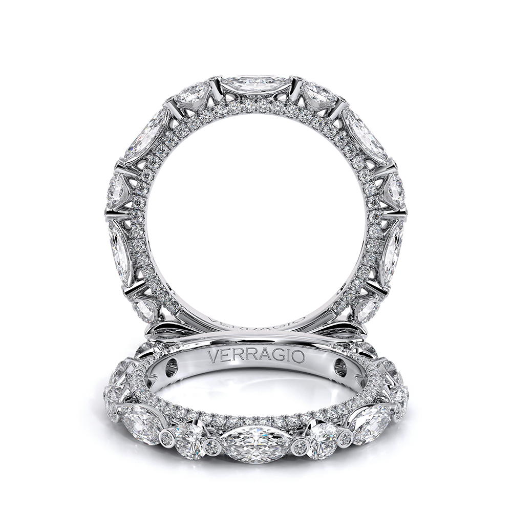 14K White Gold Eterna-2021-MQ-6X3-3Q Ring