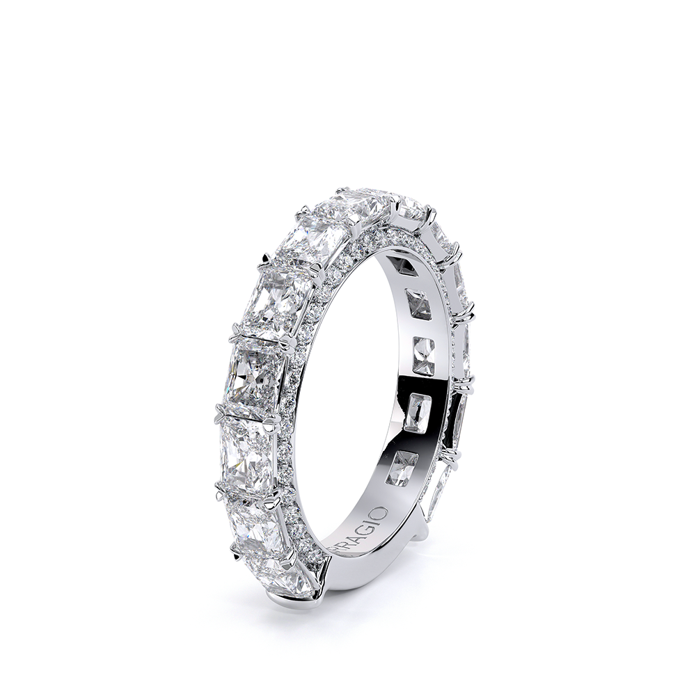 14K White Gold Eterna-2025-RAD-4X3-3Q Ring