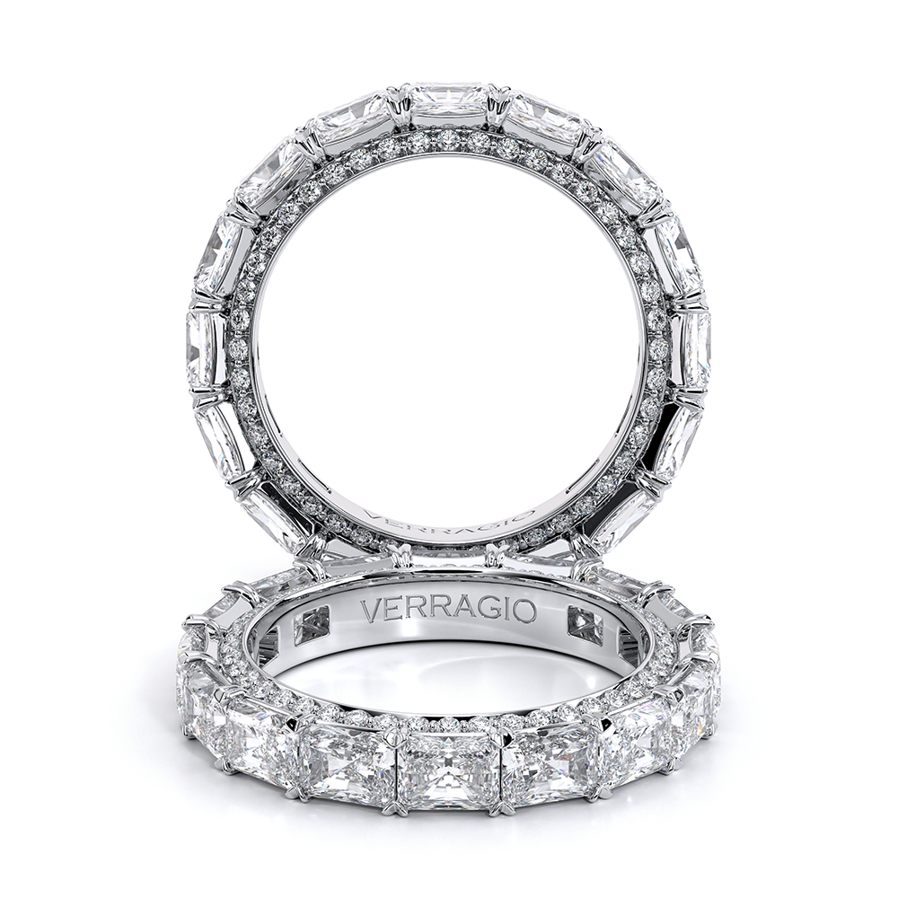 18K White Gold Eterna-2025-RAD-4X3 Ring