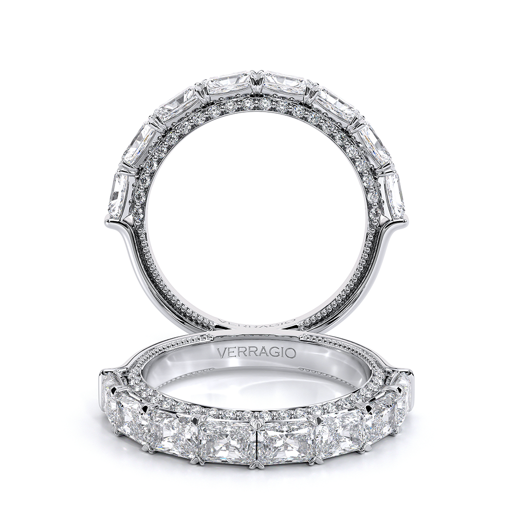 18K White Gold Eterna-2025-RAD-4X3-HW Ring