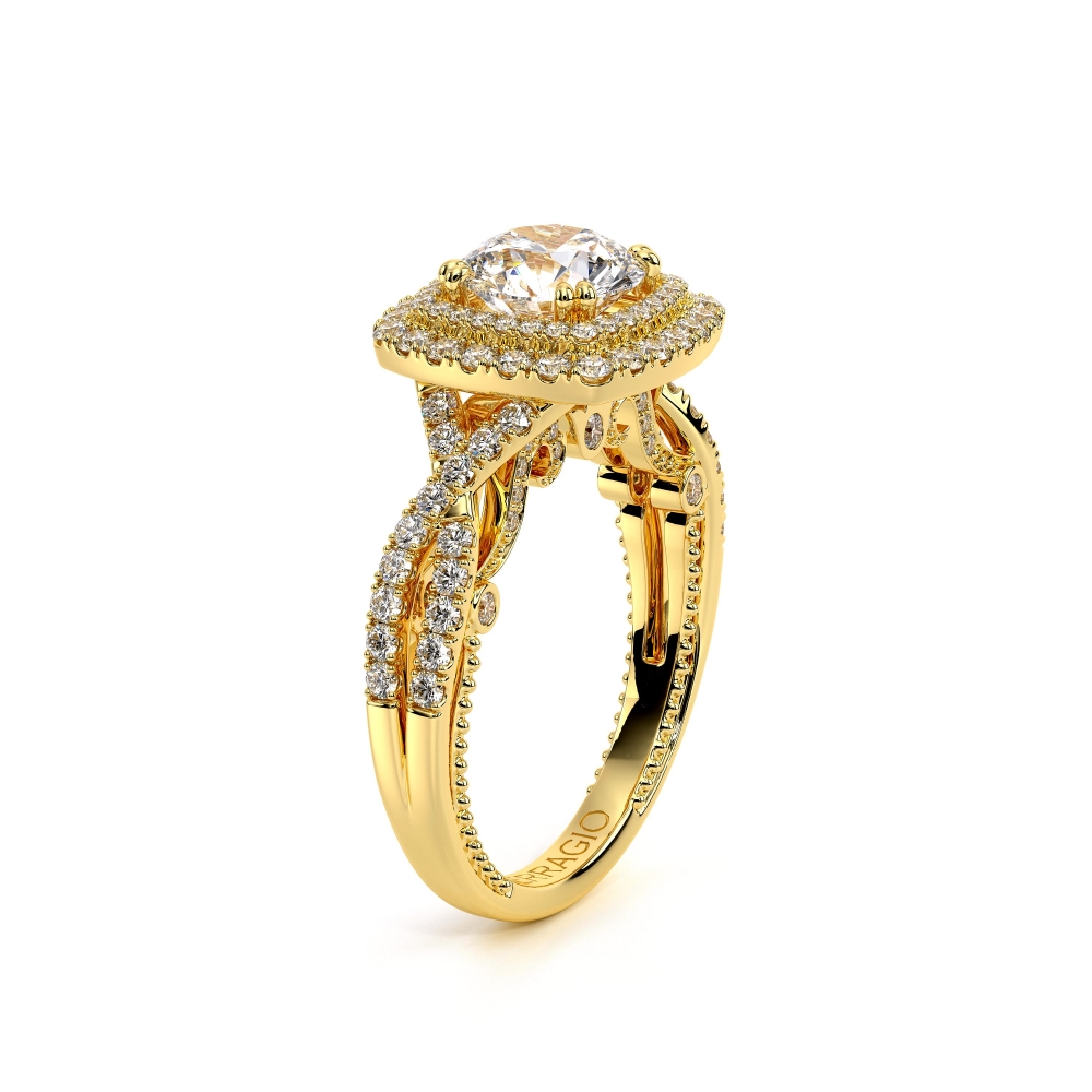 18K Yellow Gold INSIGNIA-7084CU-TT Ring