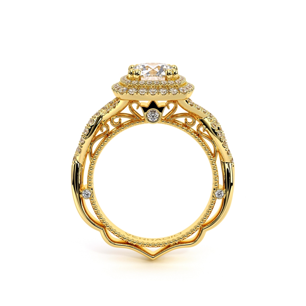 14K Yellow Gold VENETIAN-5048CU Ring