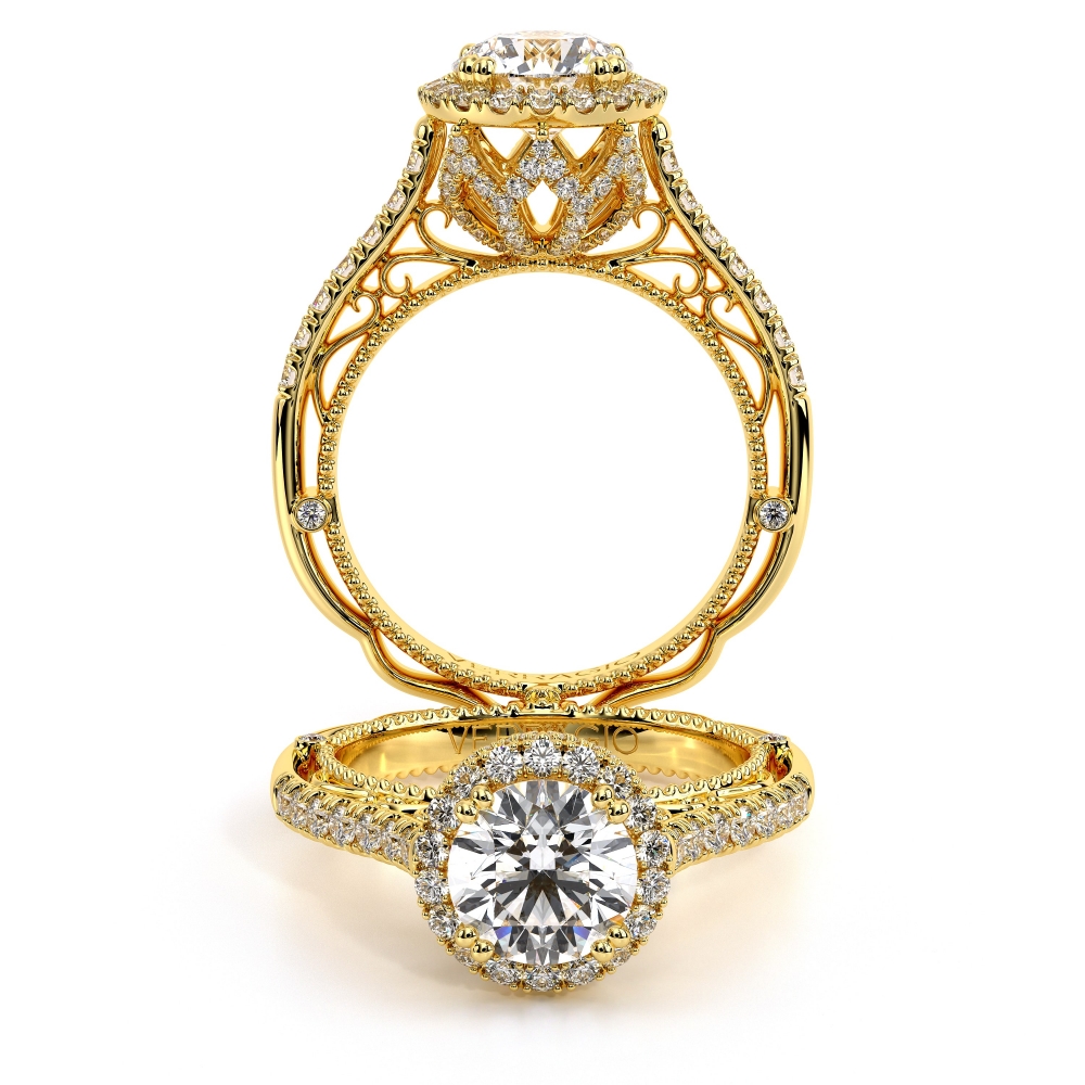 14K Yellow Gold VENETIAN-5061R Ring