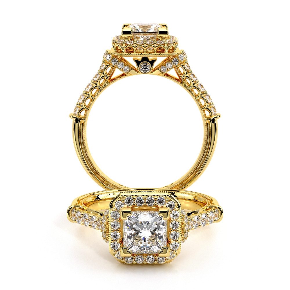 18K Yellow Gold Renaissance-908P55 Ring