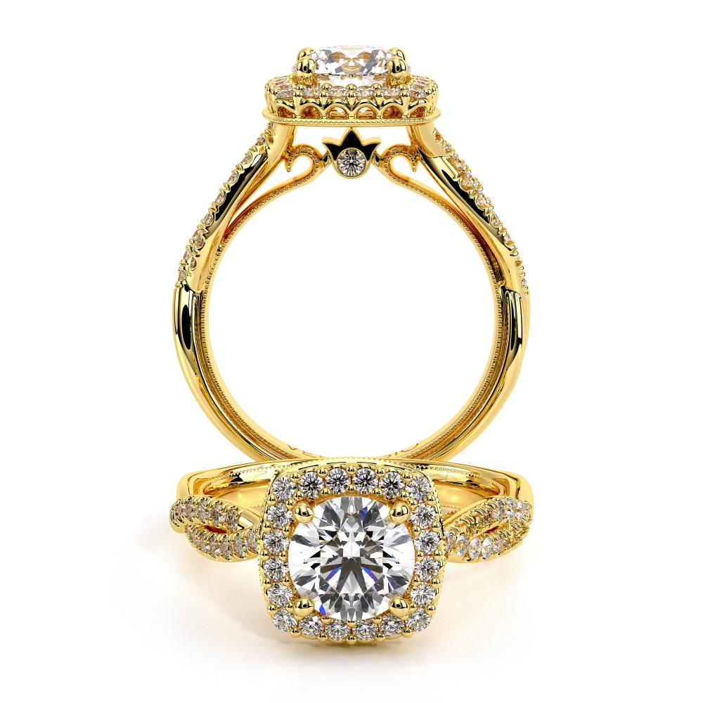 18K Yellow Gold Renaissance-918CU7 Ring