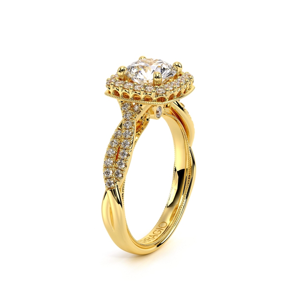 18K Yellow Gold Renaissance-918CU7 Ring