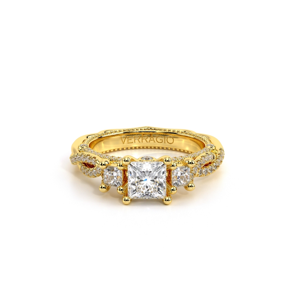 14K Yellow Gold VENETIAN-5069P-2WR Ring