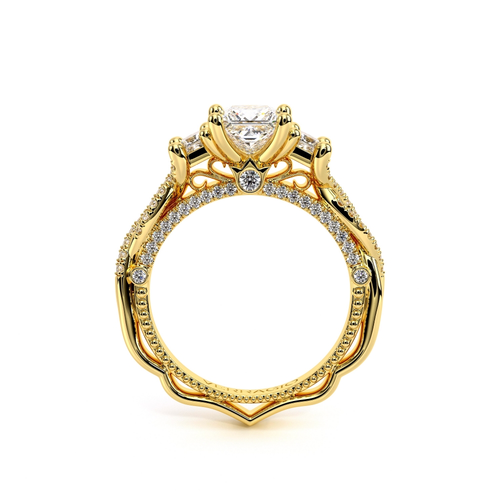 14K Yellow Gold VENETIAN-5069P-2WR Ring