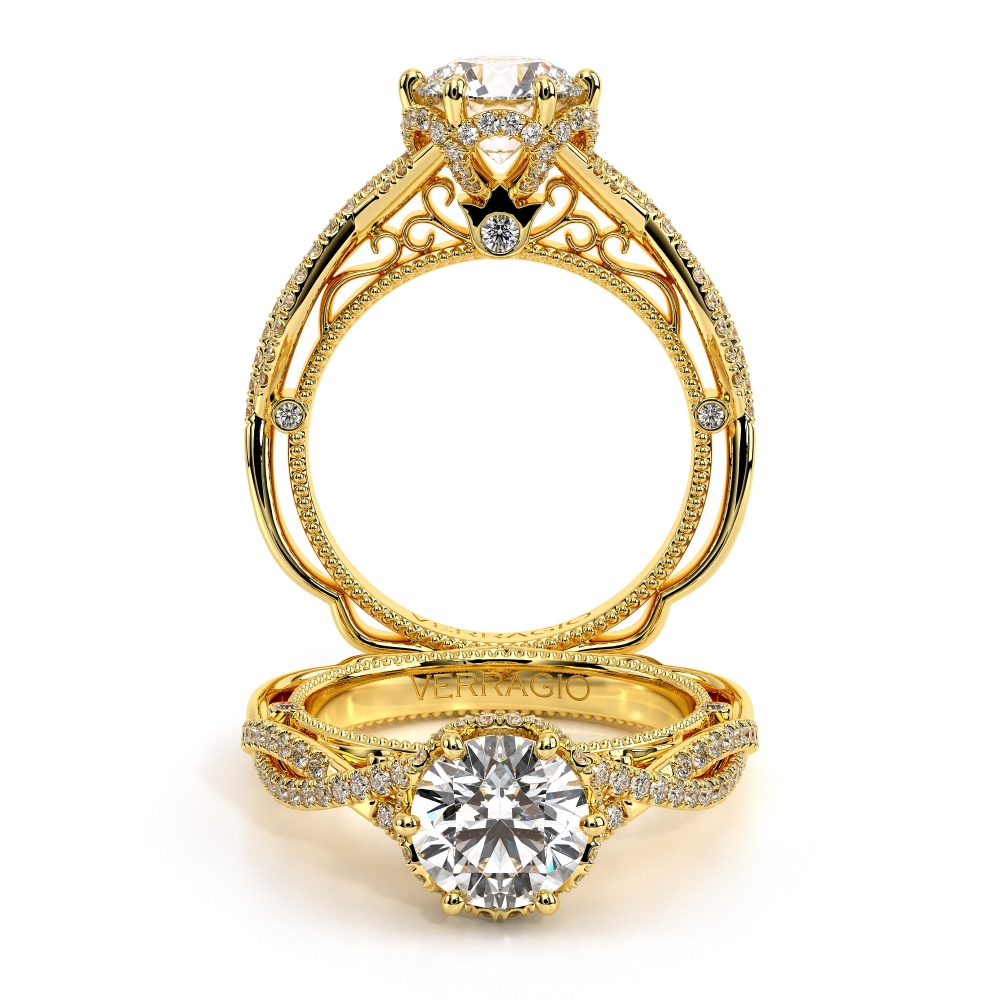 18K Yellow Gold VENETIAN-5078R Ring