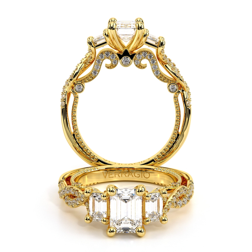 18K Yellow Gold INSIGNIA-7074EM Ring