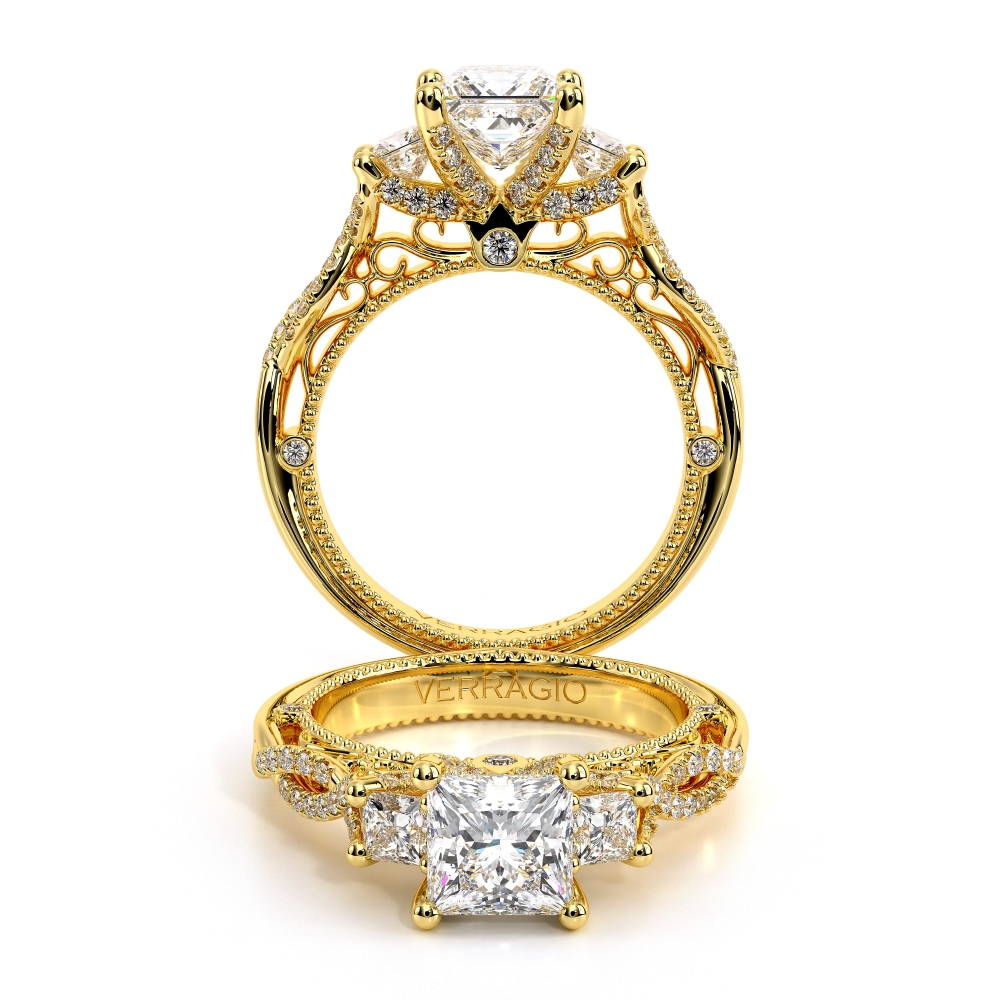 14K Yellow Gold VENETIAN-5079P Ring