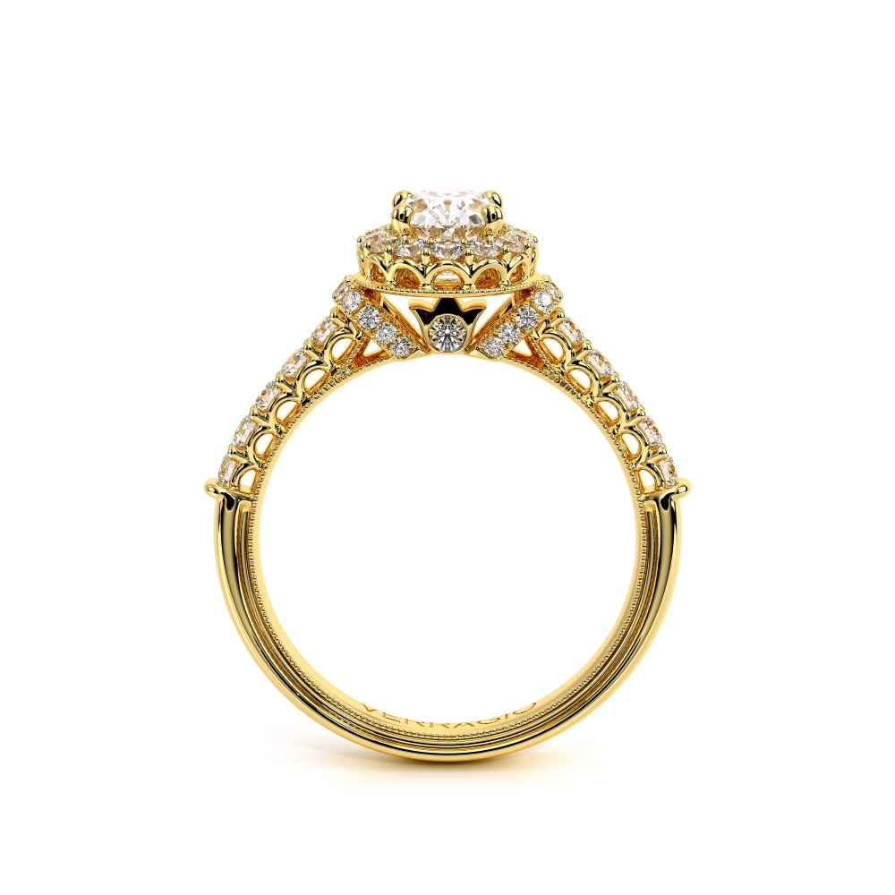 18K Yellow Gold Renaissance-908-OV Ring