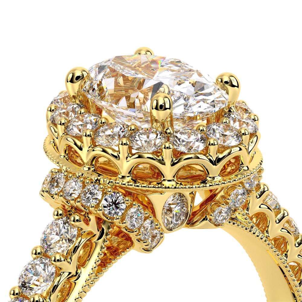 18K Yellow Gold Renaissance-908-OV Ring