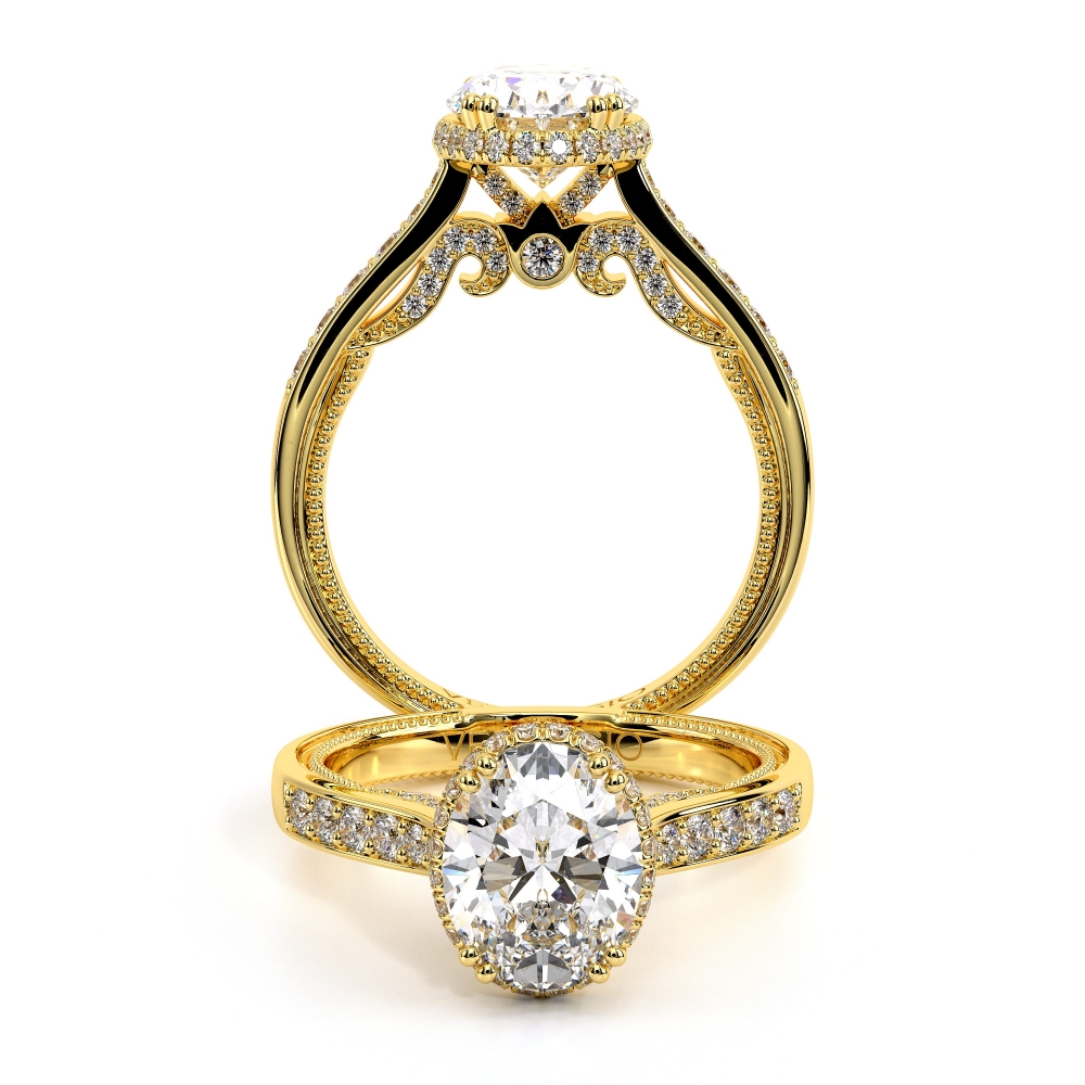 14K Yellow Gold INSIGNIA-7102OV Ring